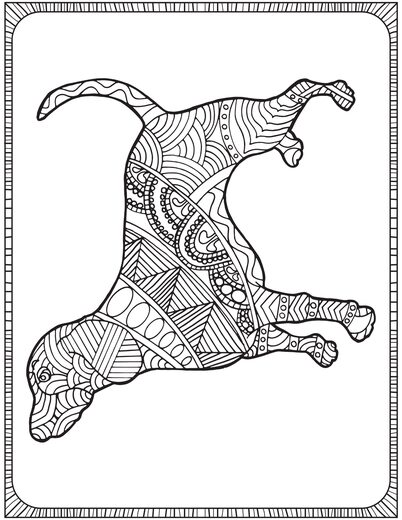 Beagle coloring page 5